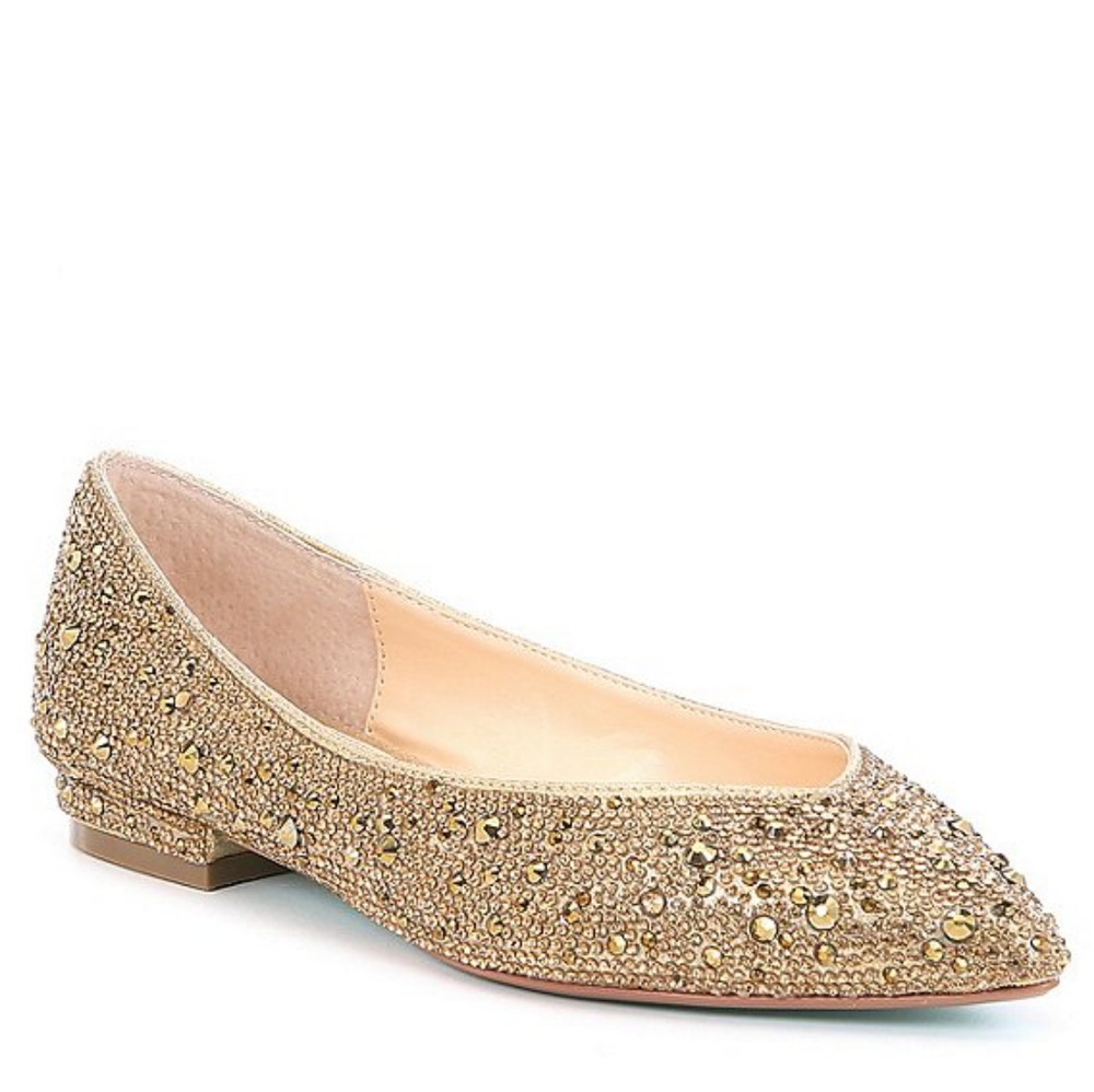 Blue by Betsey Johnson Jude Rhinestone Flats